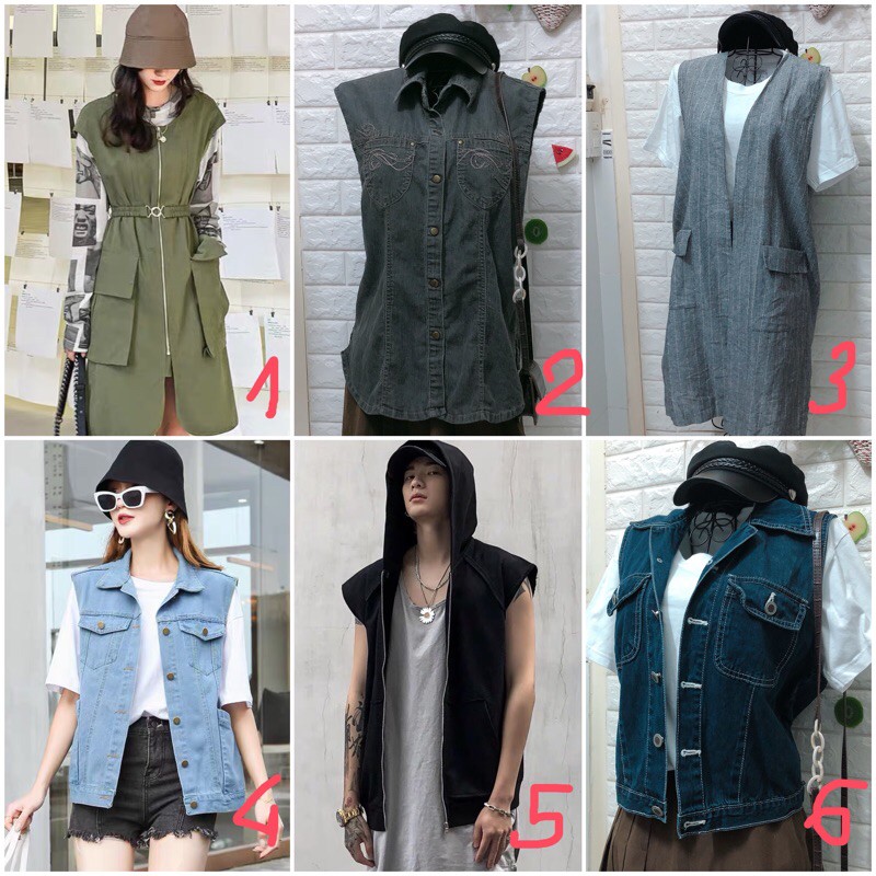 Áo khoác gile đẹp hết xẩy dưới 65 kg