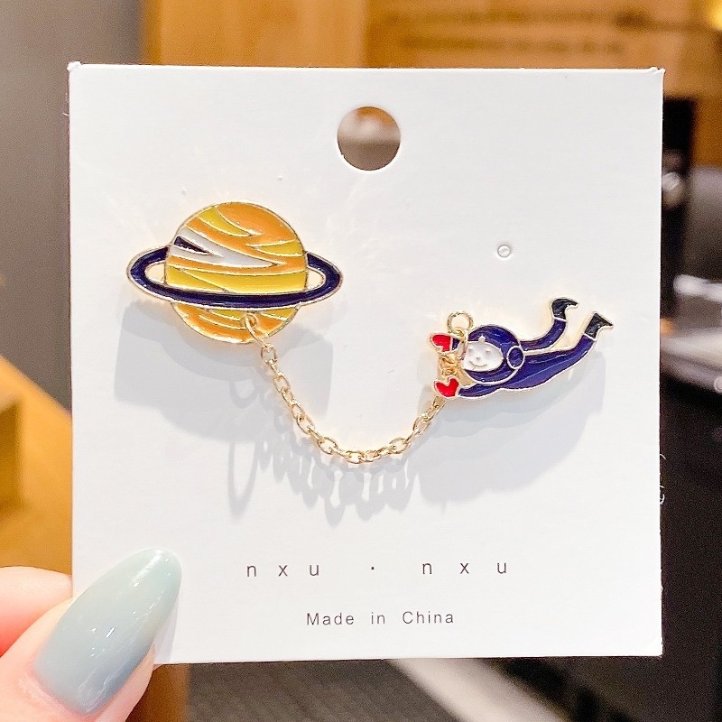 Trâm cài áo hình hoạt hình dễ thương phong cách Hàn Quốc