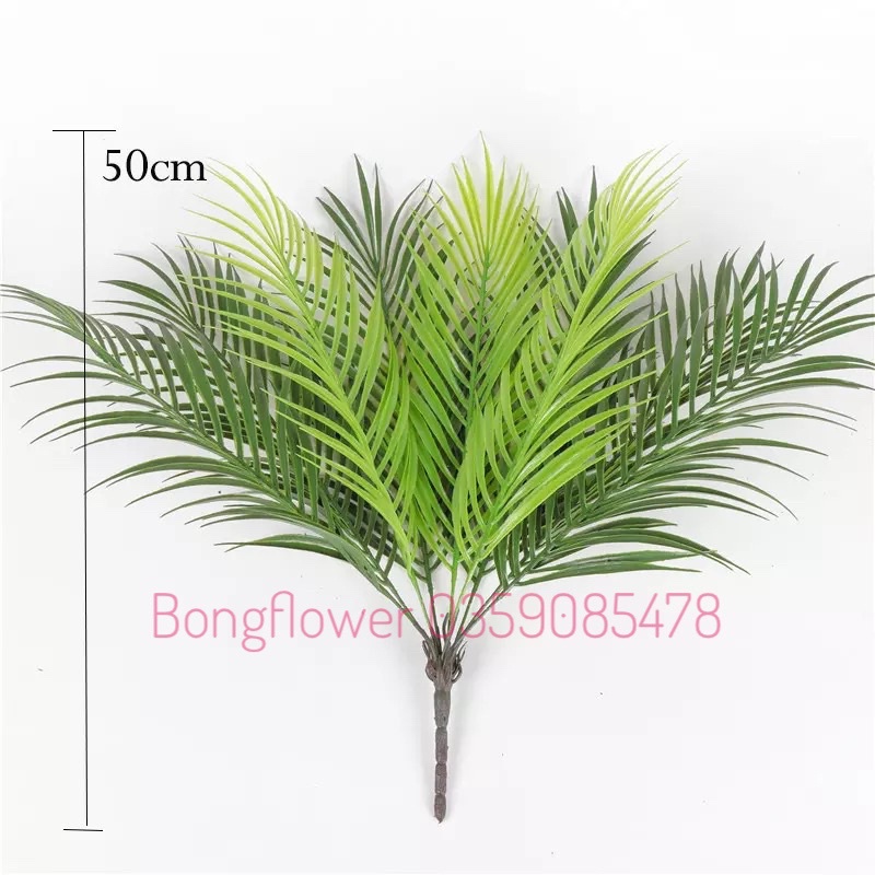 🌴 Cây Dừa Giả Trang Trí Cao 50cm 9 lá