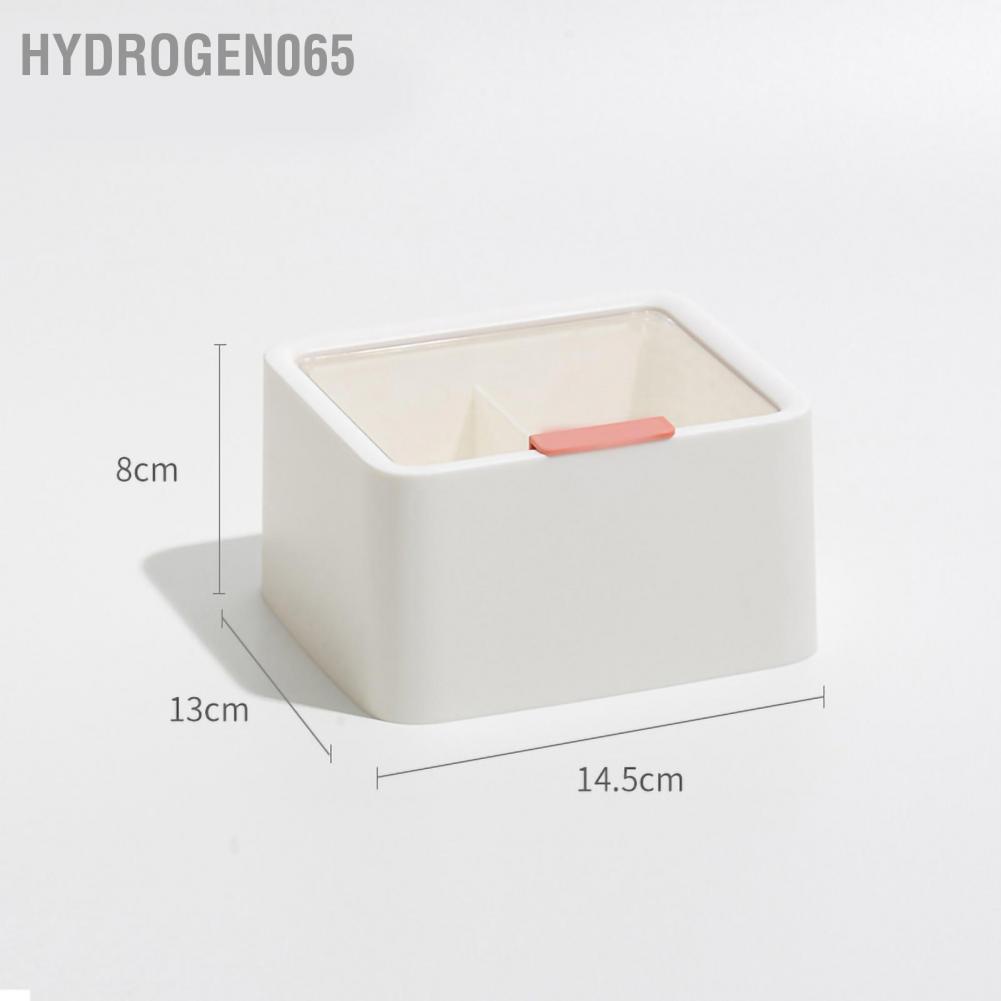 Hộp đựng son môi Dung tích lớn Thiết kế dạng lưới hai lớp trong suốt có nắp cho văn phòng tại nhà Hydrogen065
