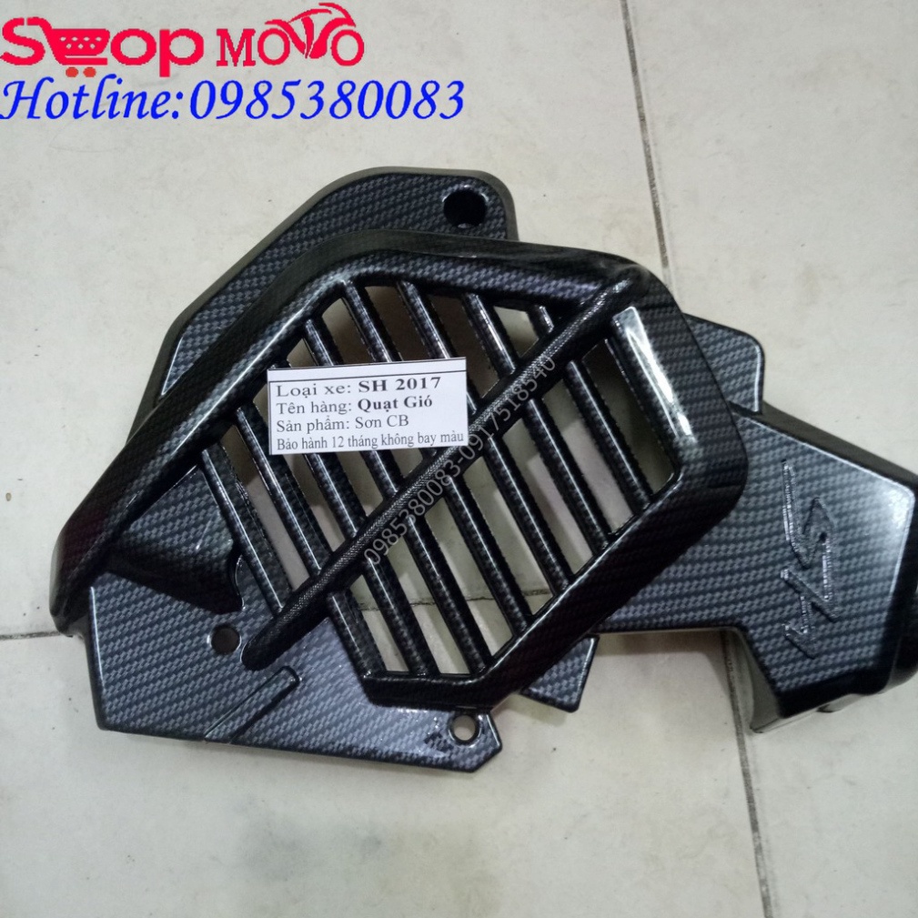 ỐP KÉT NƯỚC SƠN CARBON CHO SH 2017 - 2019 Ảnh thật Sp