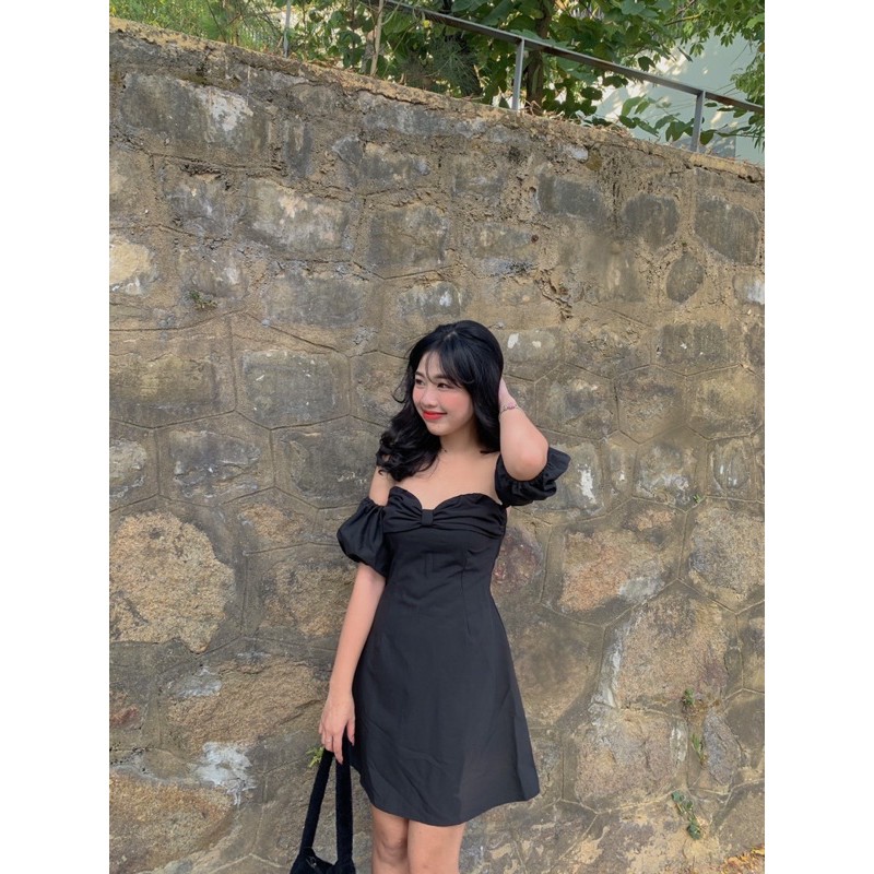 [Mã WAMT1505 giảm 10K đơn 0K] AVY DRESS - ĐẦM NƠ NGỰC TAY PHỒNG SIÊU XINH | BigBuy360 - bigbuy360.vn