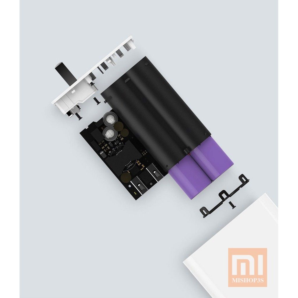 Pin dự phòng Xiaomi 5200 mAh tích hợp đầu sạc 2 cổng USB
