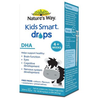 Dha nhỏ giọt cho trẻ sơ sinh của úc 20ml - đủ bill