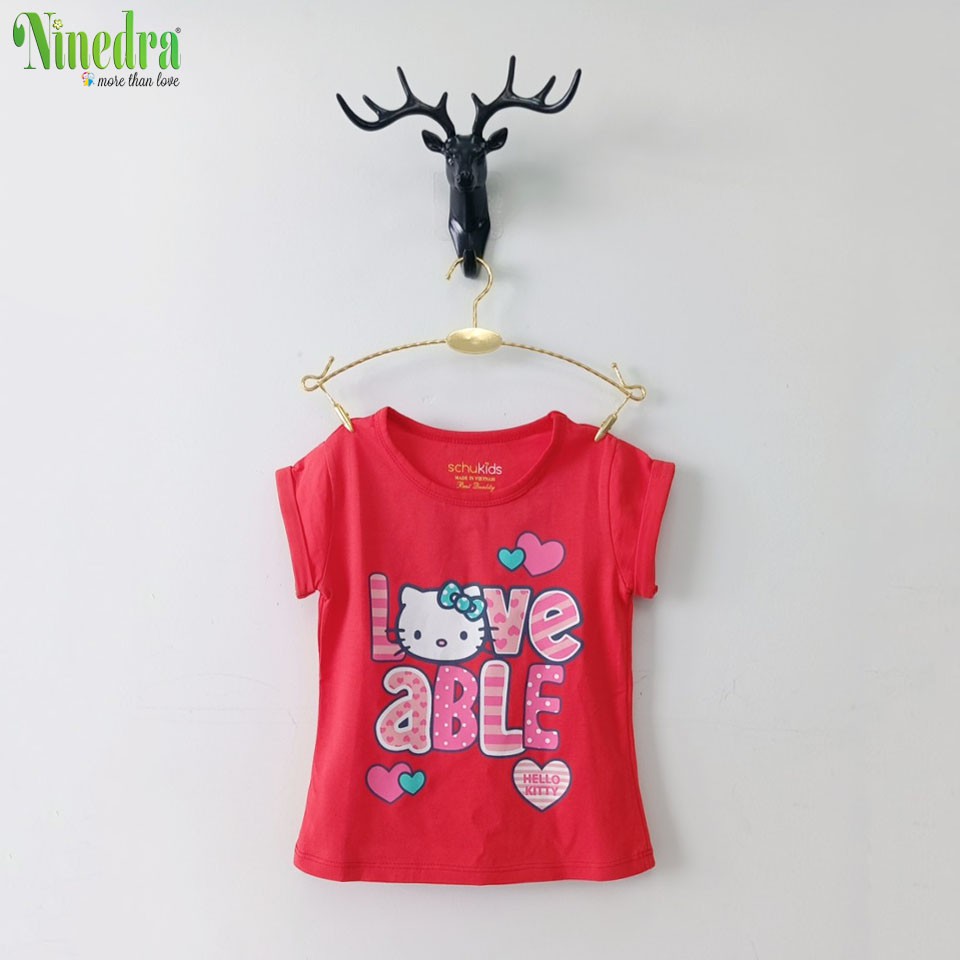 Áo thun bé gái cao cấp size cho bé gái 1- 4 tuổi - Ninedra