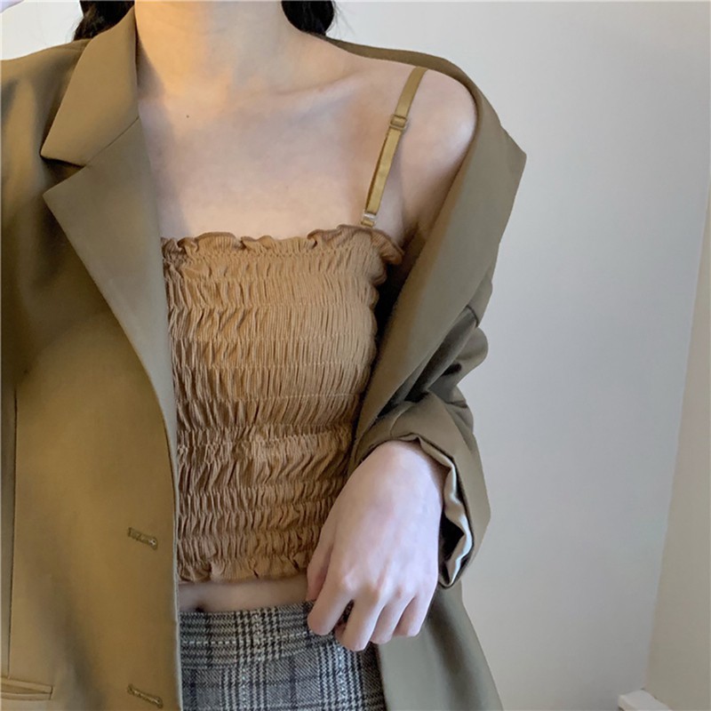 Áo Croptop Áo Tank Top Nữ Trơn Thời Trang Dành Cho Nữ