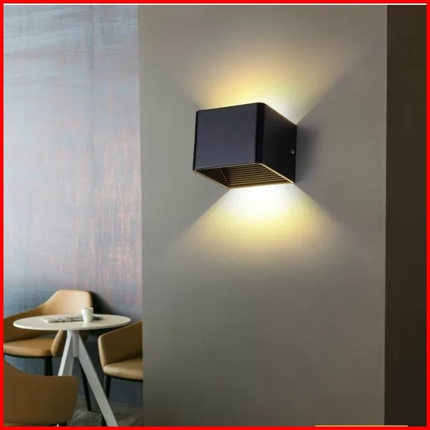 Đèn Tường Led Hắt Sáng 2 Đầu-ánh Sáng Vàng ấm_Loại Tia Sáng Cố Định