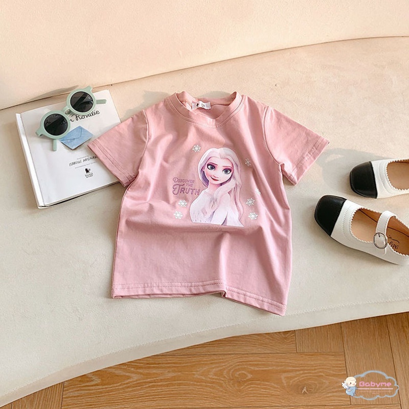 Áo Thun Cotton Tay Ngắn Thời Trang Mùa Hè Dành Cho Bé Gái