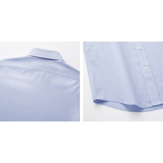 UNIQLO Fine Cross Super Non Non-Iron Shirt SLIM FIT (HÀNG AUTH XÁCH TAY)