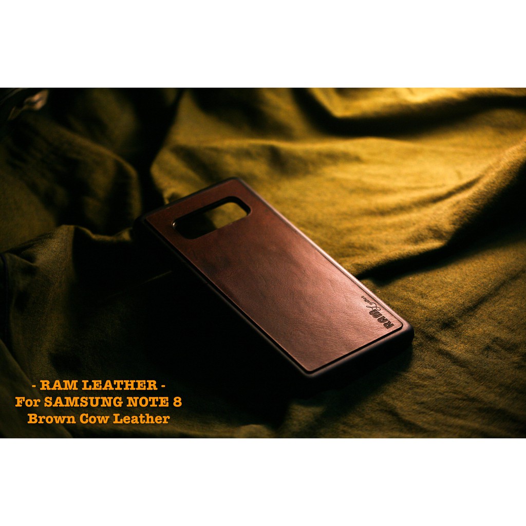 Ốp Lưng Da Bò Chống Sốc Cho Samsung Note 8 RAM Leather