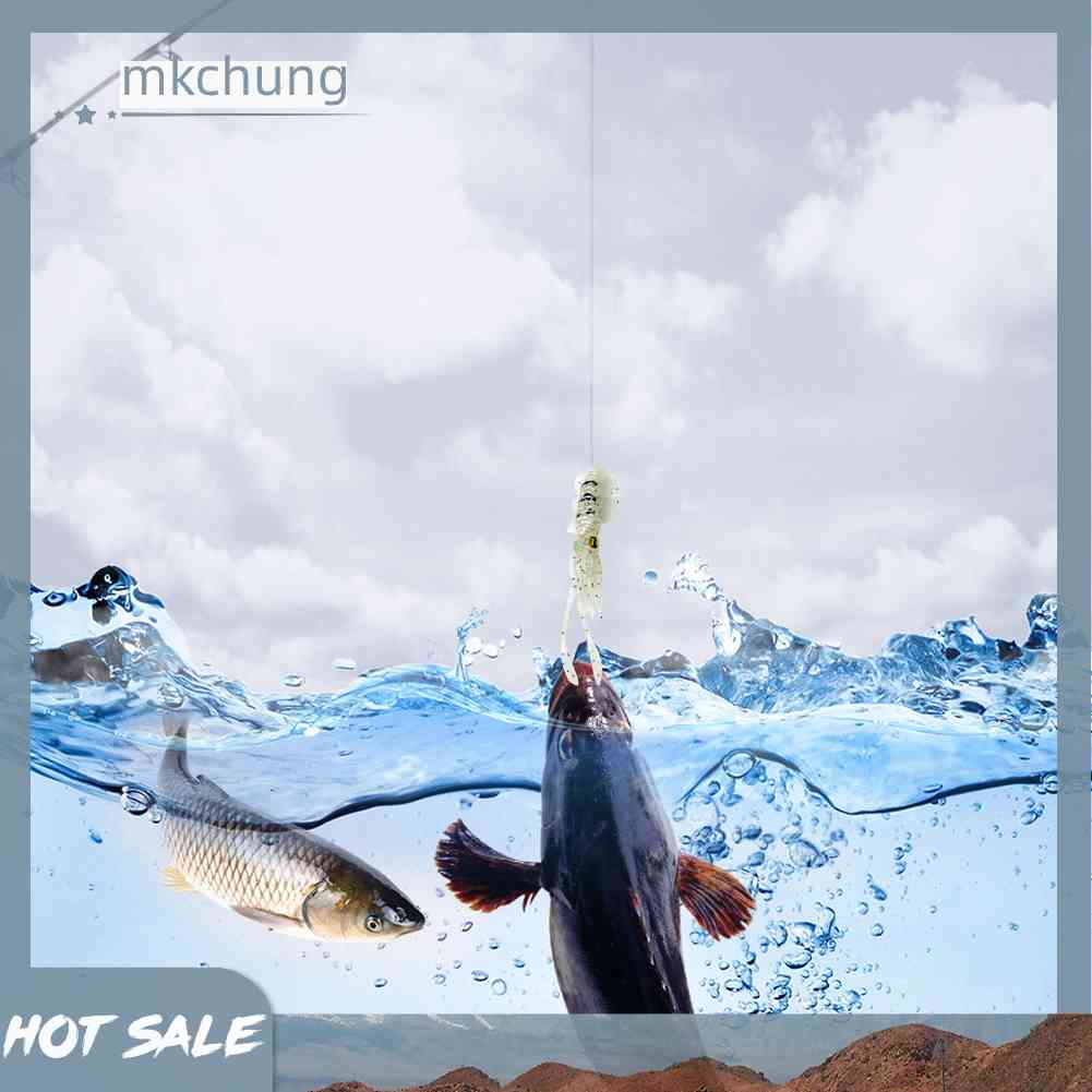 Mồi Câu Cá Giả Hình Con Mực Mềm 15.5cm 15g