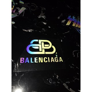 Decal phản quang Balenciaga size 9*5.6