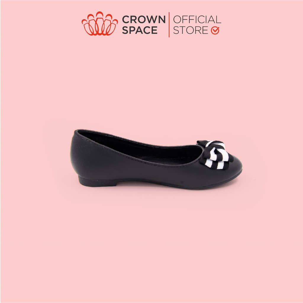 Giày Búp Bê Bé Gái Đi Học Đi Chơi Crown Space UK Ballerina Trẻ Em Cao Cấp CRUK3119 Nhẹ Êm Thoáng Size 32-36/8-14 Tuổi