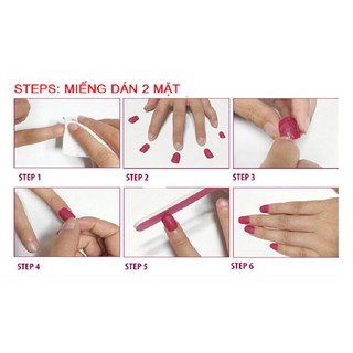 Bộ 24 móng tay giả xanh bơ