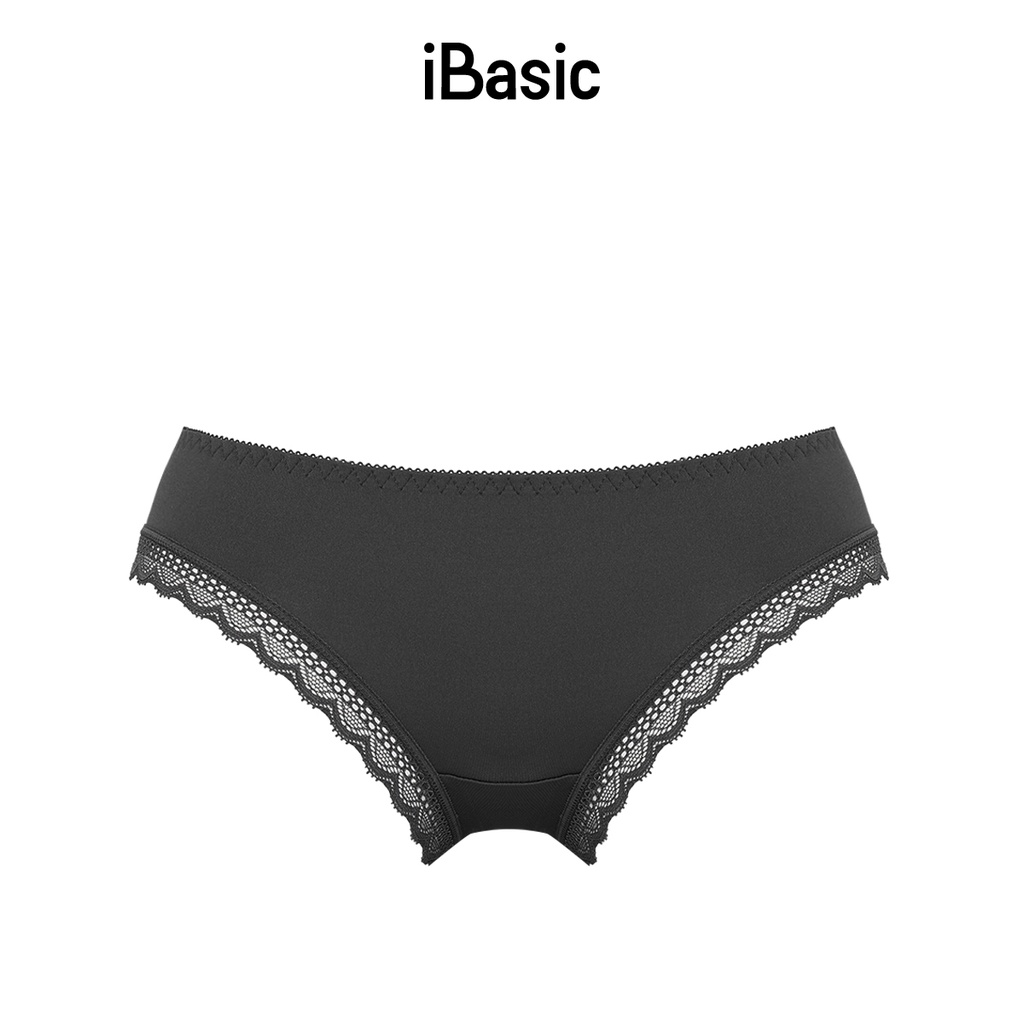 Quần lót nữ bikini phối ren iBasic thumbnail