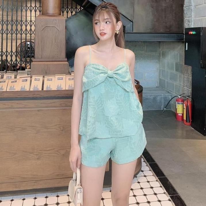 Set đồ nữ cá tính, set quần sóc áo quây đi chơi sang chảnh mùa hè đẹp 8A00048 JKR | BigBuy360 - bigbuy360.vn