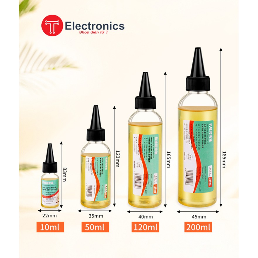 Dầu Bôi Trơn Cao Cấp Quạt,Máy May,Bản Lề,Ổ Khóa