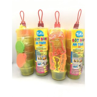 5 hủ đất nặn an toàn cho bé ( tặng kèm khuôn )