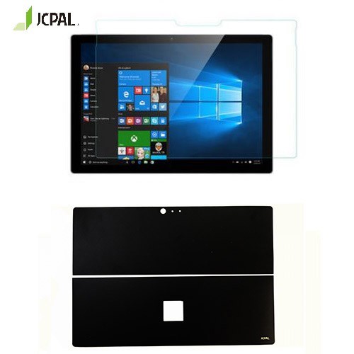 Bộ kính cường lực+dán lưng Surface Pro4, 5,6 (2017/2018) chính hãng JCPAL ( 2 màu)