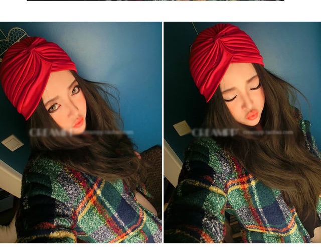 Turban đội đầu boho.
