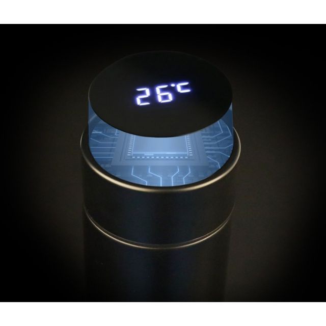 Bình giữ nhiệt Jiashi 500ml cảm ứng thông minh hiển thị nhiệt độ màn hình LED bằng thép không gỉ 304 nóng 10 tiếng BGN01