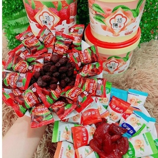 Ô mai thanh mai - đào cay chua ngọt siêu ngon - xô 408gr