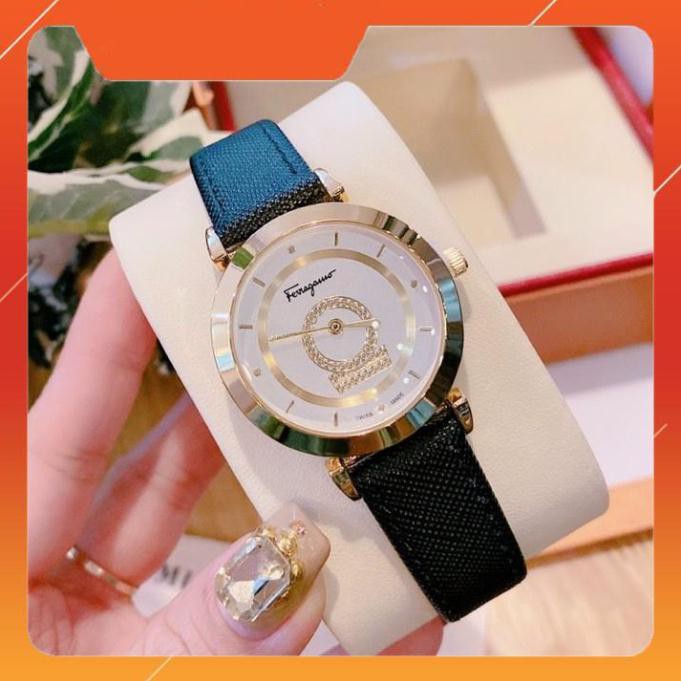 Đồng hồ Nữ Ferragamo dây da mềm, kèm box và thẻ bảo hành
