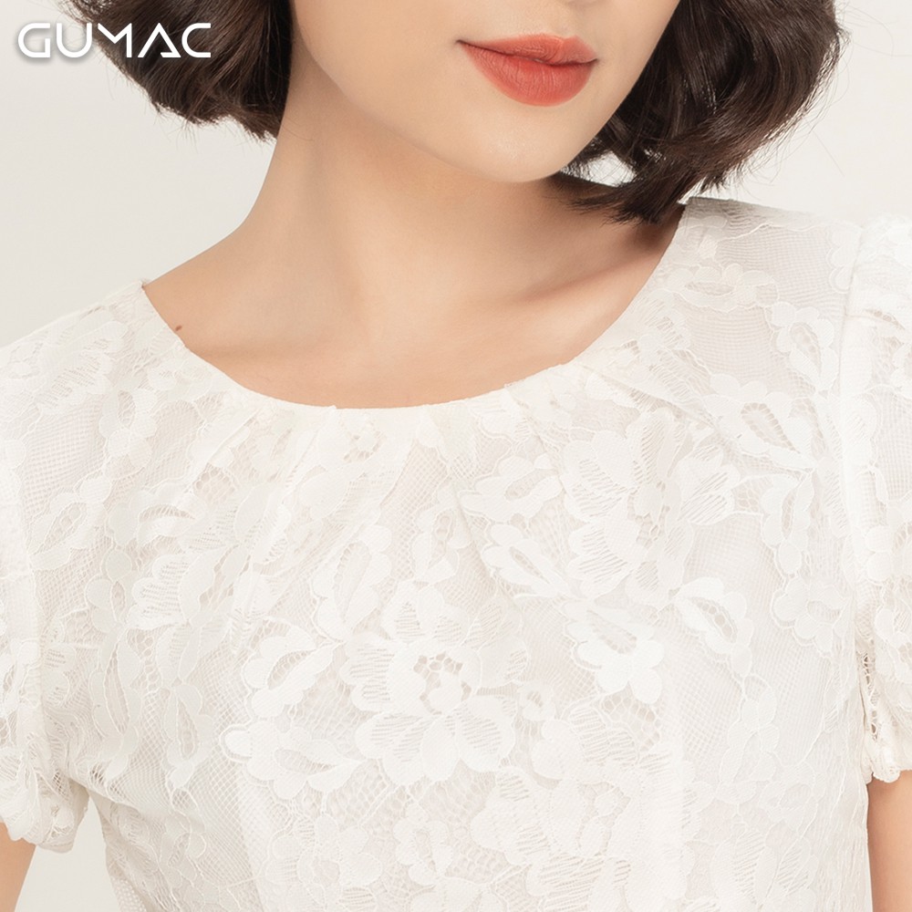 Đầm ren cổ xếp nếp DA915 GUMAC | BigBuy360 - bigbuy360.vn