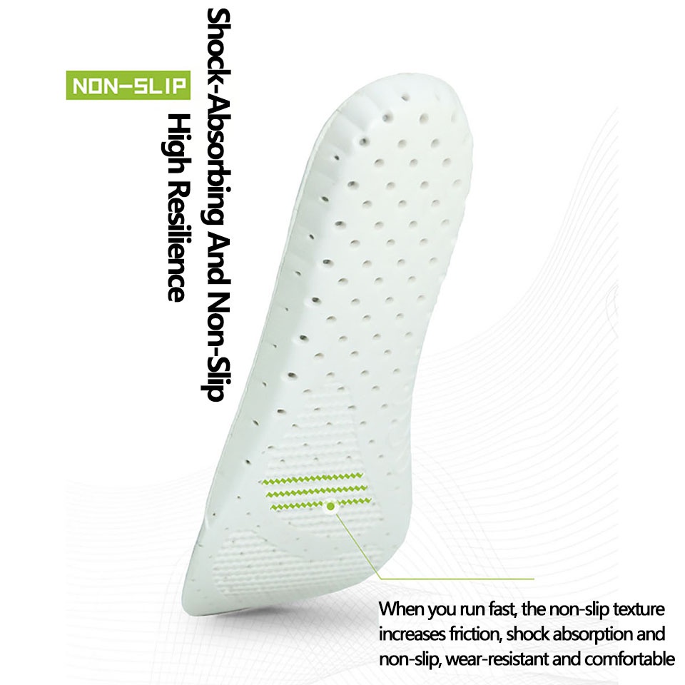 Miếng Lót Giày Thể Thao Mềm Thoáng Khí Thấm Hút Tốt Thoải Mái