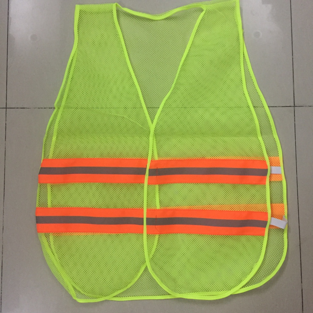 {RẺ VÔ ĐỊCH} Áo lưới phản quang bảo hộ thun 2 bên | 2 dải phản quang lớn
