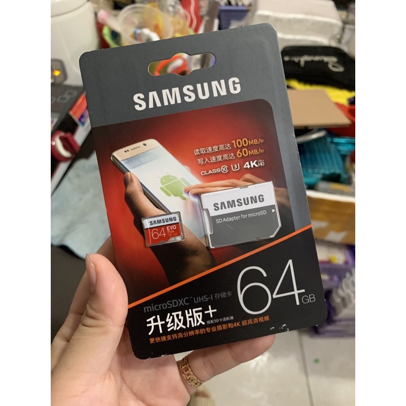 Thẻ Nhớ Micro SD Samsung Evo Plus 64GB 