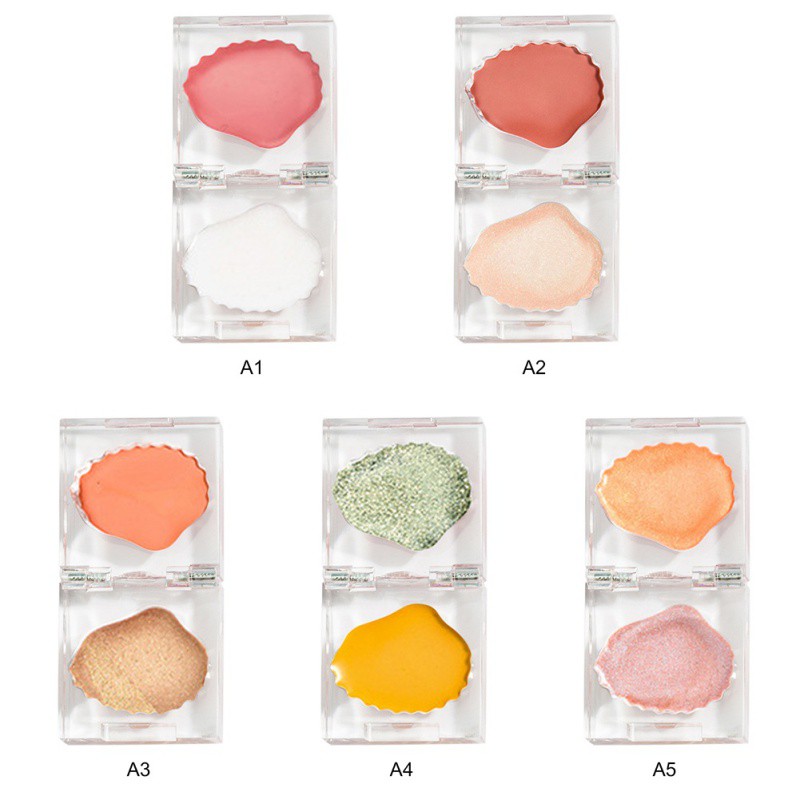 [Hàng mới về] Phấn má hồng 2 trong 1 hỗ trợ bắt sáng da che khuyết điểm | BigBuy360 - bigbuy360.vn