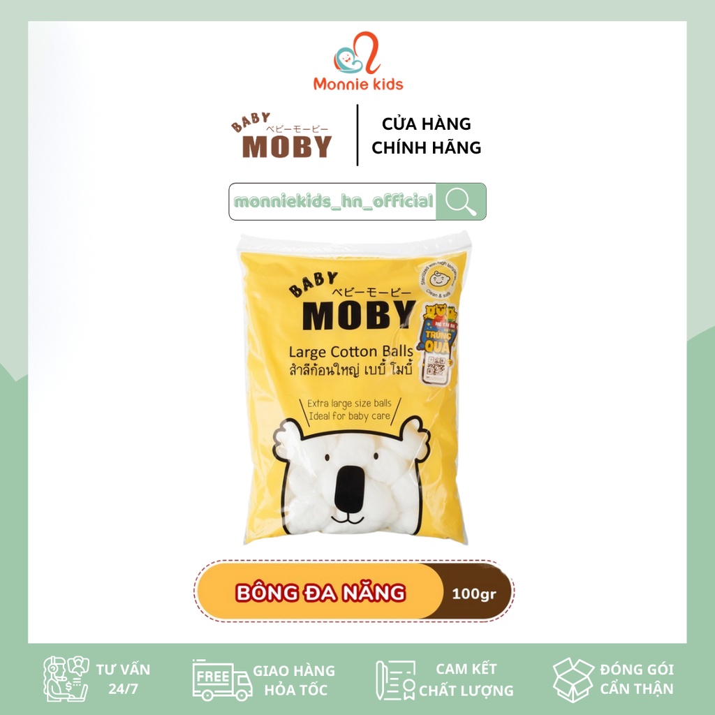 BÔNG GÒN VỆ SINH ĐA NĂNG CHO BÉ MOBY