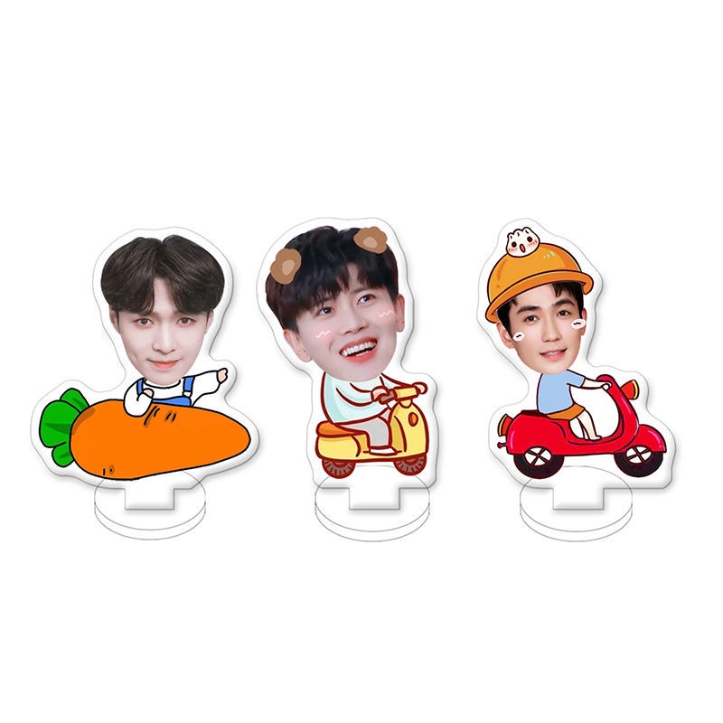 Wang Yibo, Xiao Zhan, Ren Jialun, Zhu Yilong, Đứng acrylic Dễ Thương