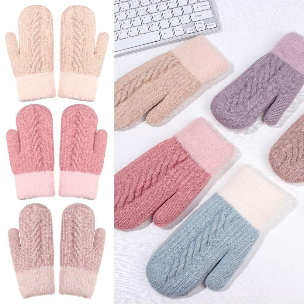OKDEALS Găng Tay Dày Giữ Ấm Mùa Đông Thời Trang