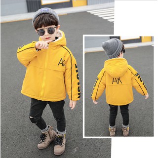 Áo Khoác Bé Trai 5 Tuổi Hàng Xịn Chất Cotton Lót Lông Nhung Bên Trong - Áo Khoác Trẻ Em 5 Tuổi Hàn Quốc Mùa Đông 2020