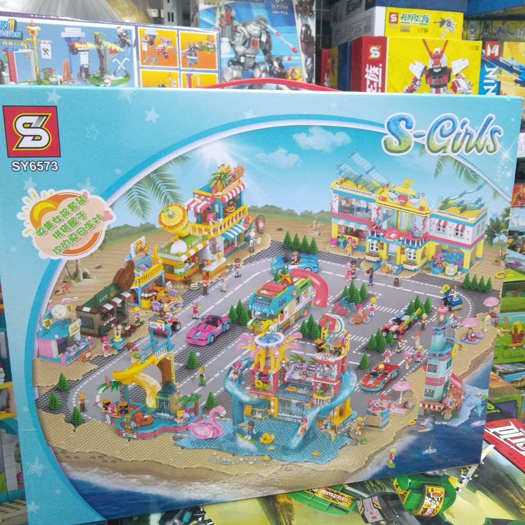Bộ Lắp ráp lego SY6573 công viên nước dành cho bé gái