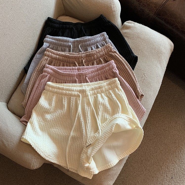 COZOK Quần Short Lưng Cao Ống Rộng Thời Trang Dễ Phối Đồ