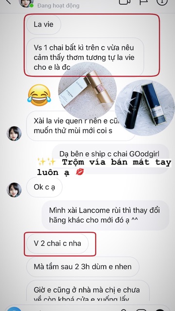 Nước Hoa mini 20ml LC La Vie Est Belle