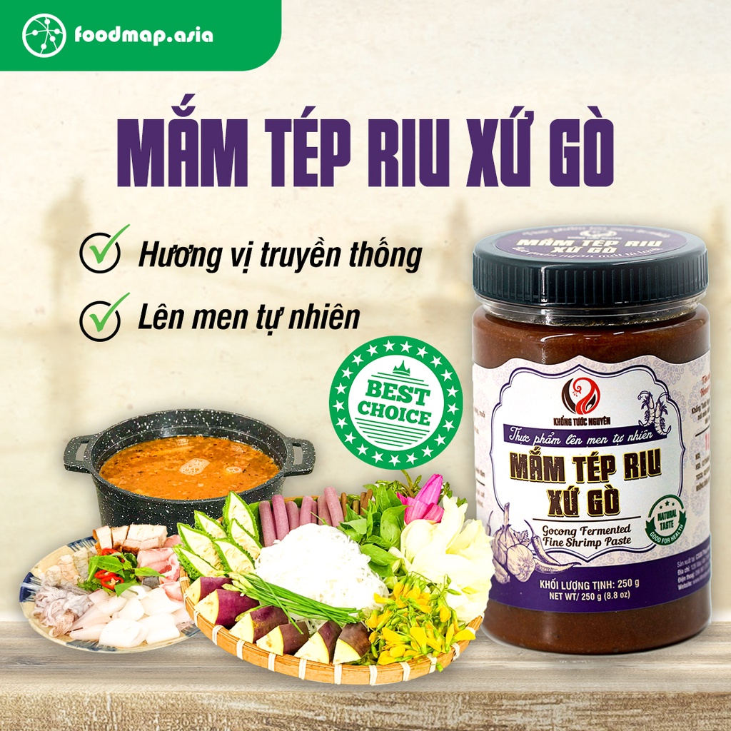 Mắm Tép Riu Xứ Gò Công, Hàng Ngon, Chuẩn Sạch 100% Khổng Tước Nguyên - FoodMap