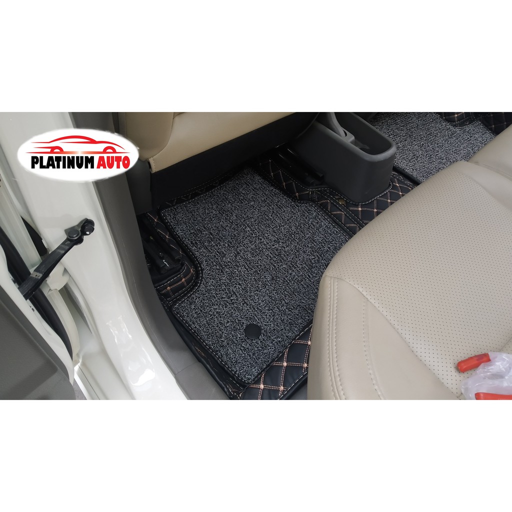 Thảm lót sàn ô tô 5D 6D Kia Morning da PU cao cấp, chống nước, không mùi