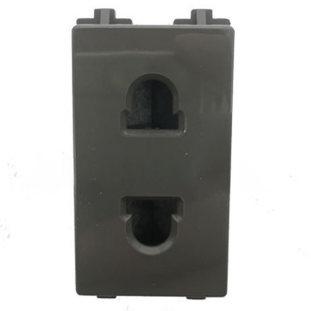 Ổ cắm đơn 2 chấu Schneider 84426SUS_BZ_G19 - Đồng ánh bạc - 10A