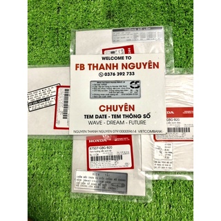 Bộ tem thông số wave alpha 2005