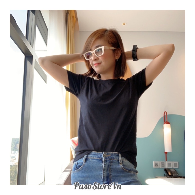 Áo thun màu đơn giản - PASO UNISEX BASIC TEE | BigBuy360 - bigbuy360.vn