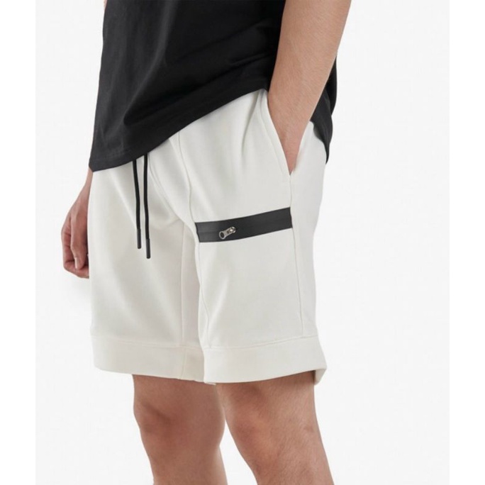 Quần short thun nam co giãn kiểu dáng thể thao có túi thời trang hè