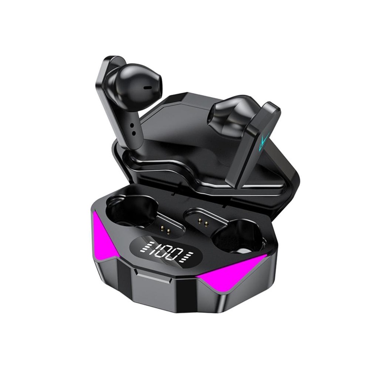 Tai Nghe Không Dây X15 BT 5.0 Có Đèn LED Thời Trang Chơi Game TWS X15 Pro