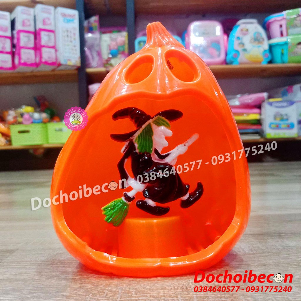 Đèn Halloween - Lồng đèn bí ngô Halloween - Có đèn, nhạc - Đèn lồng bí ngô Halloween - Đèn bí ngô Halloween #Haloween