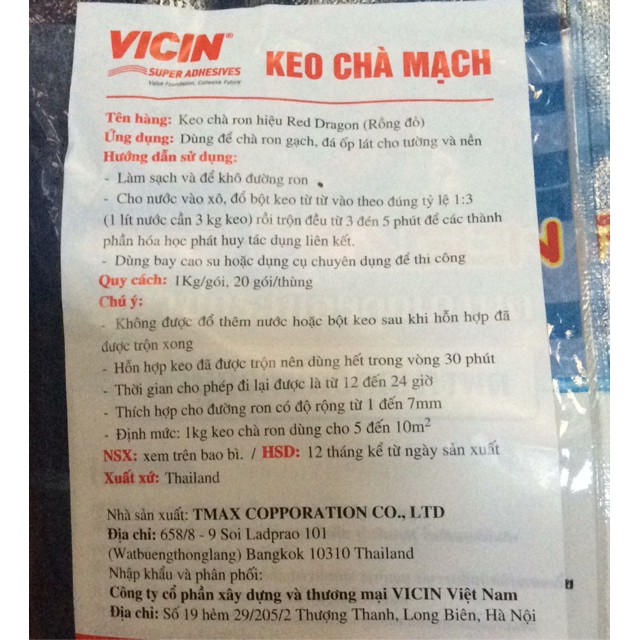 Keo chà mạch Thái cao cấp
