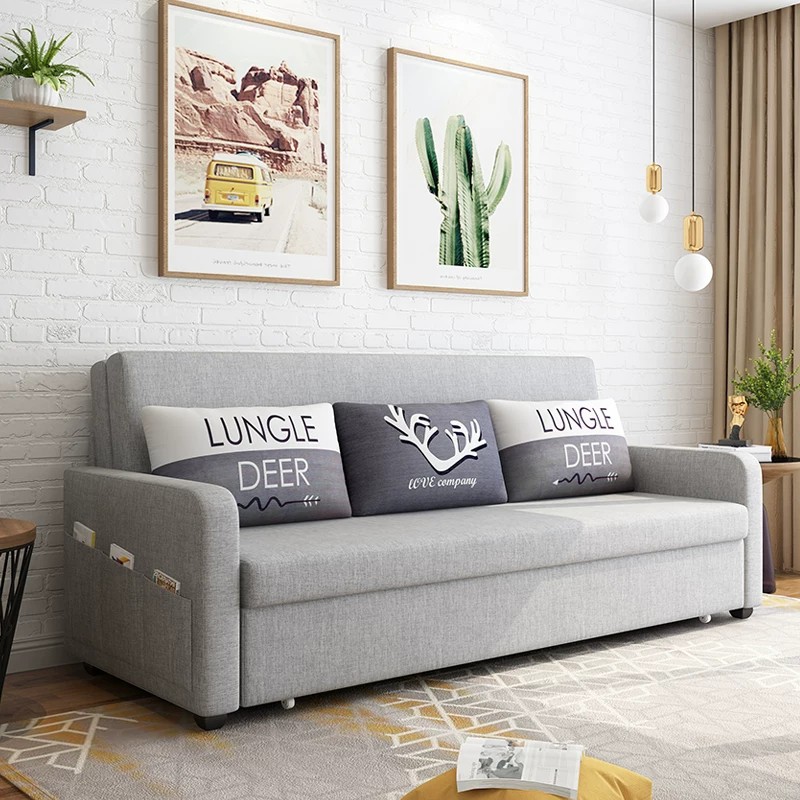 Ghế Sofa Giường. Giường Sofa Đa Năng Có Ngăn Chứa Đồ. KT 1m6 x 1m92. Tặng Kèm 3 Gối Cao Cấp