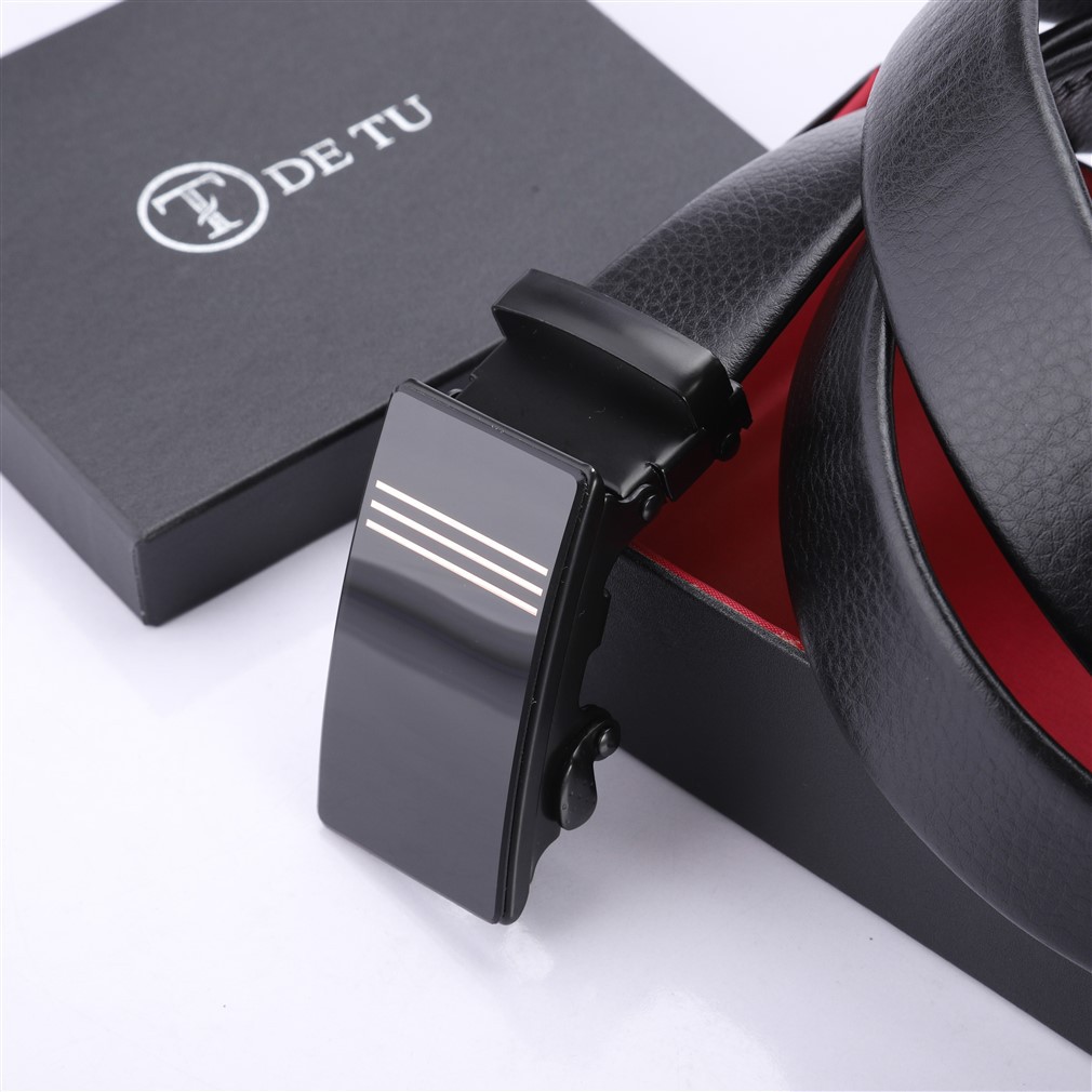Thắt lưng nam cổ điển DETU khóa cài tự động PL3036